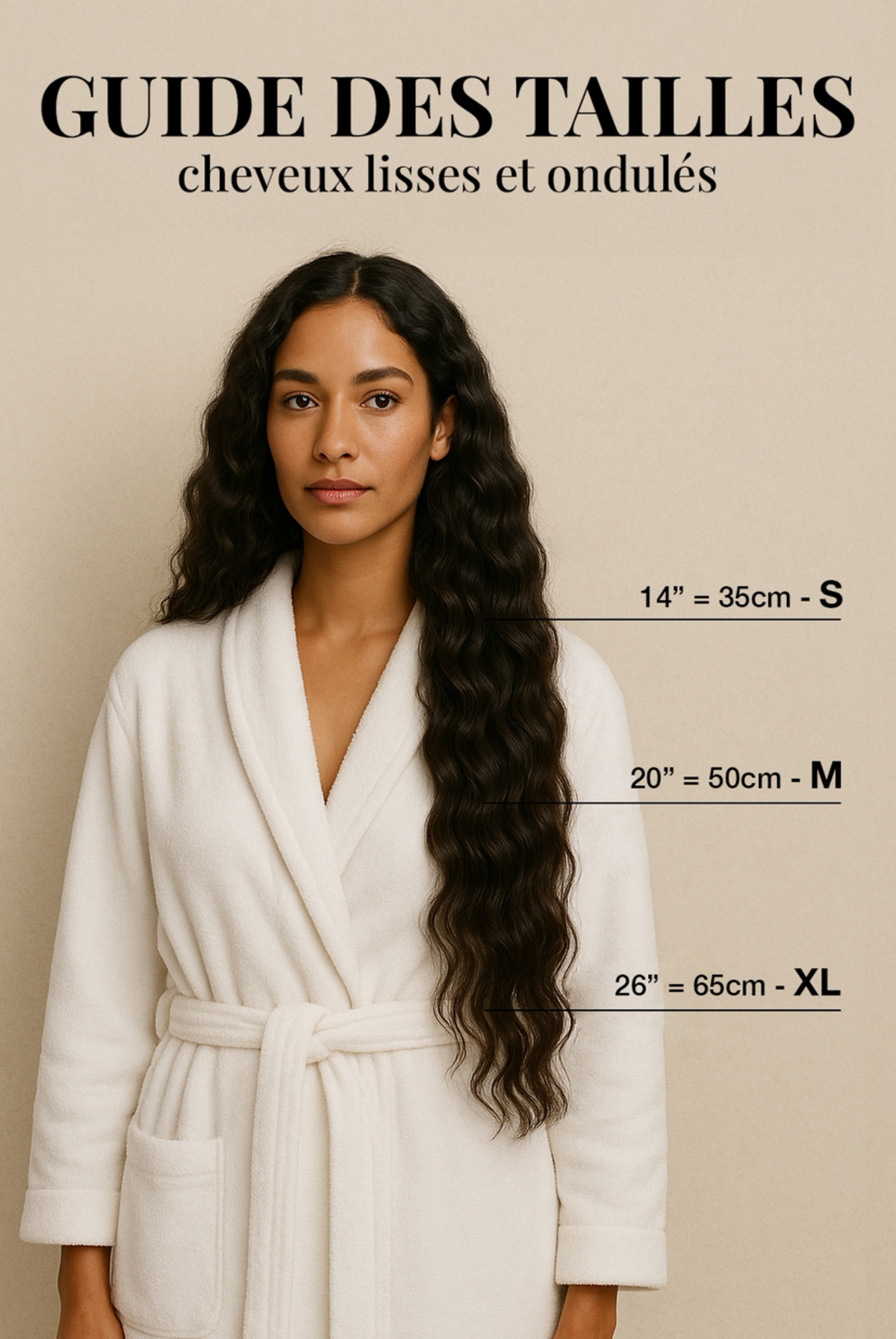 Guide des tailles Crown Hair